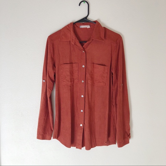 Chelsea & Violet Tops - Chelsea & Violet | Suede Button Up
